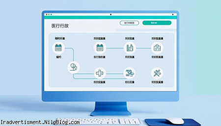 CRM کلینیک - داشبورد مسیر بیمار از نوبت تا پیگیری